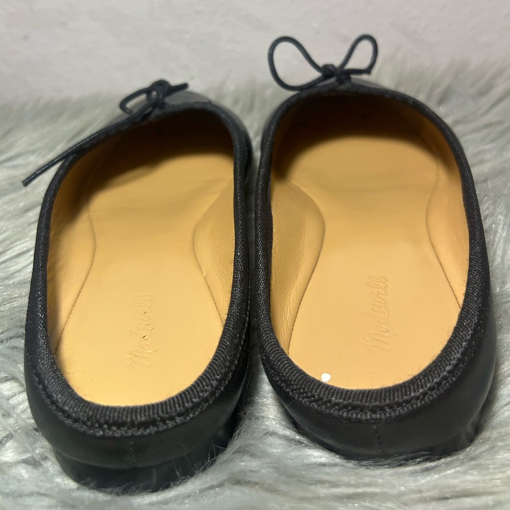 Madewell The April Ballet Flat Mule Classic Black Women's Loafers Size 8.5 - Picture 9 of 14
